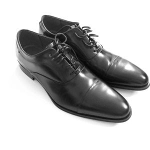 ALDO Men’s Orgad Oxford Black Leather 12 D US
